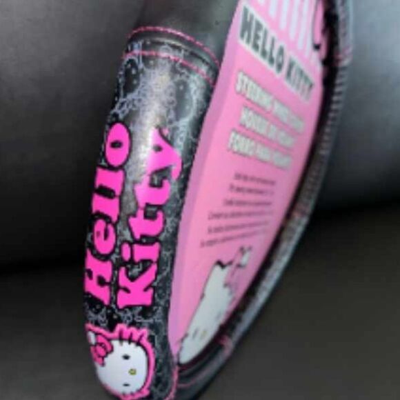 Hello Kitty Logo Speed Grip Steering Wheel Cover - Picture 5 of 7